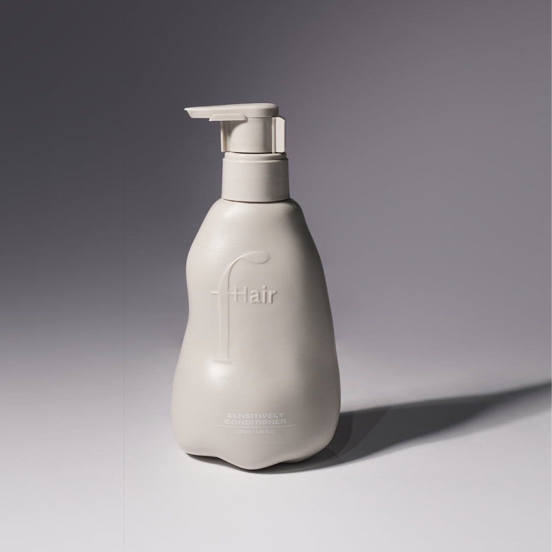 Fhair Sensitively Conditioner 250ml for sensitive scalp. Provides gentle hydration, smoothness and lightweight nourishment for healthy hair.