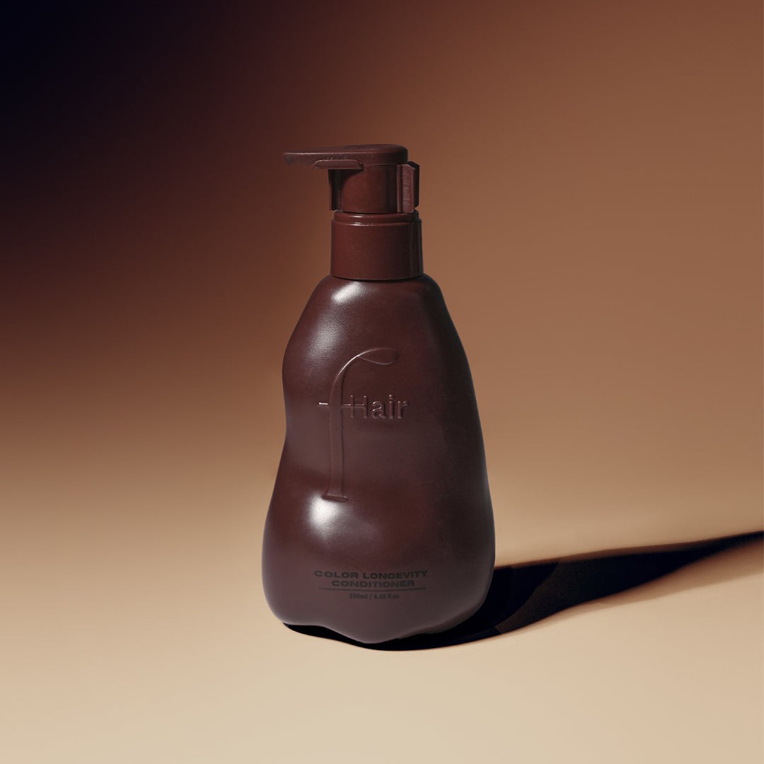fHair Color Longevity Conditioner 250ml for color-treated hair. Nourishes, protects color and adds shine for soft, smooth hair.