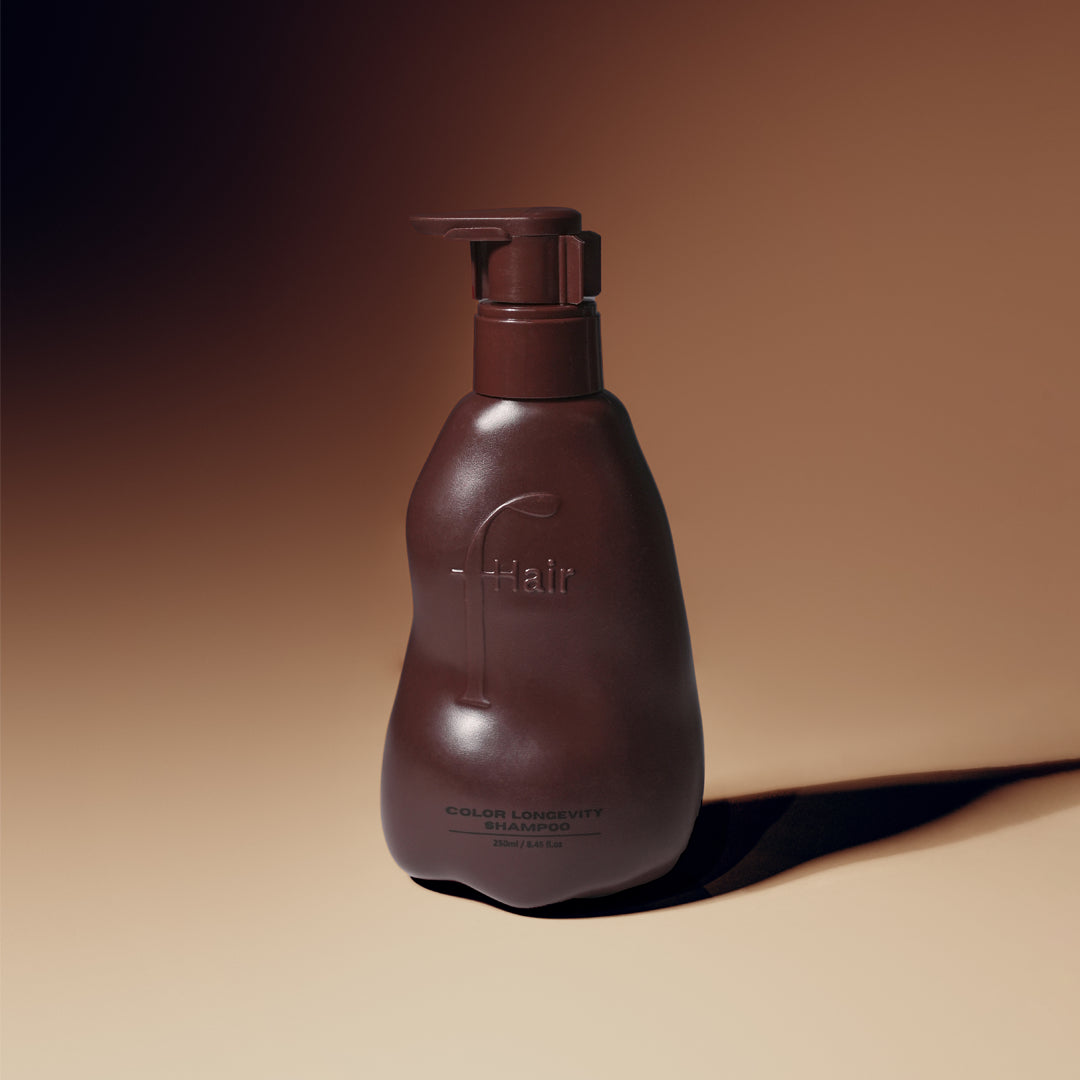 Fhair Color Longevity Shampoo 250ml for color-treated hair. Protects color, hydrates and adds shine for healthy, radiant hair.
