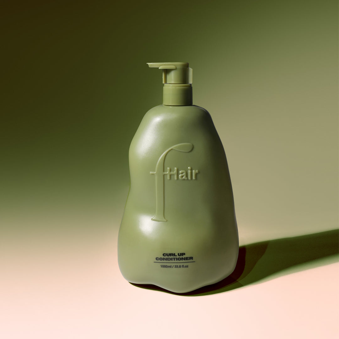 Fhair Curl Up Conditioner 1000ml salon size for long-lasting hydration, curl definition and frizz-free healthy curls.