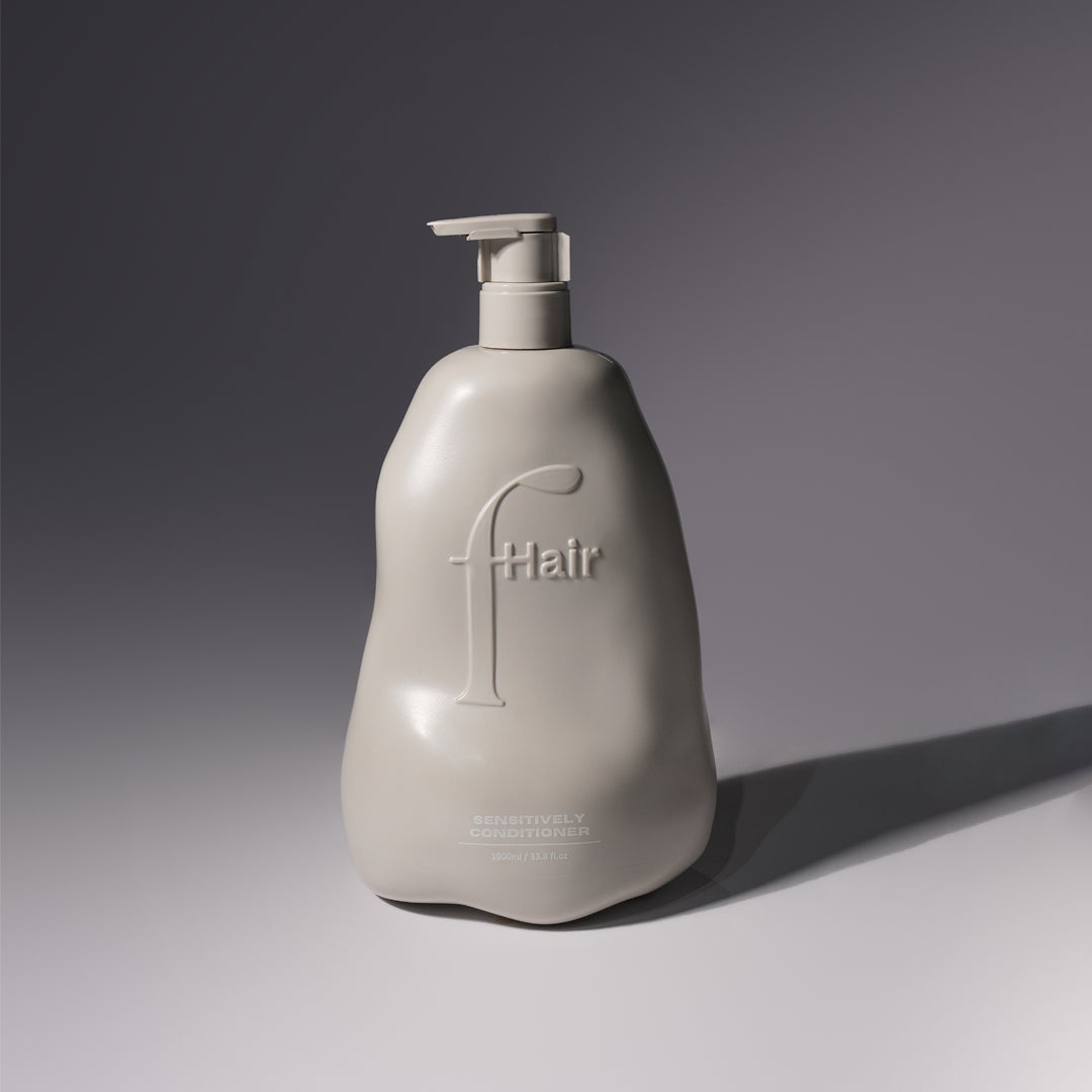 Fhair Sensitively Conditioner 1000ml salon size for long-lasting soothing care, hydration and soft, manageable hair.