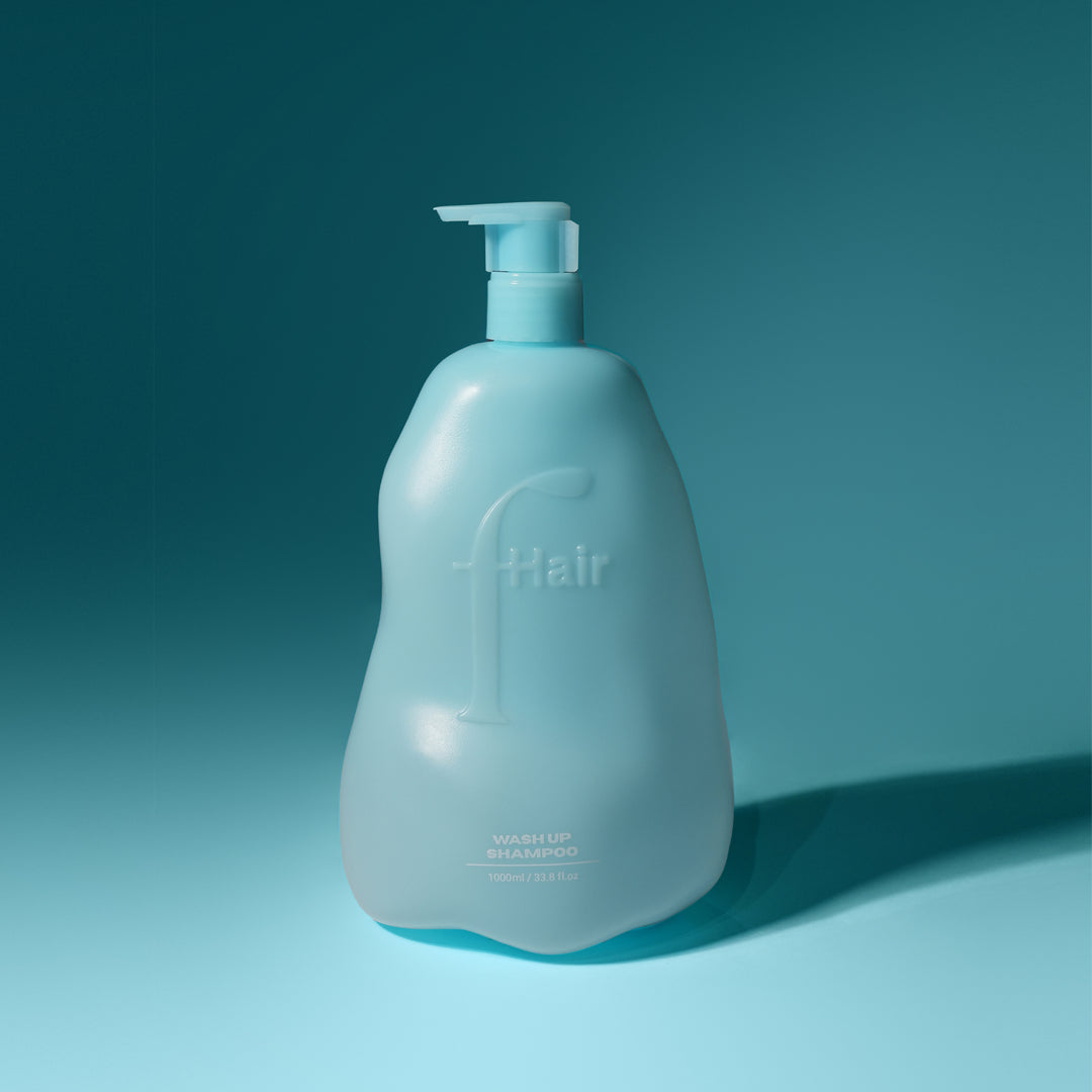Fhair Wash Up Shampoo 1000ml salon size for intensive scalp cleansing and long-lasting fresh, healthy hair.