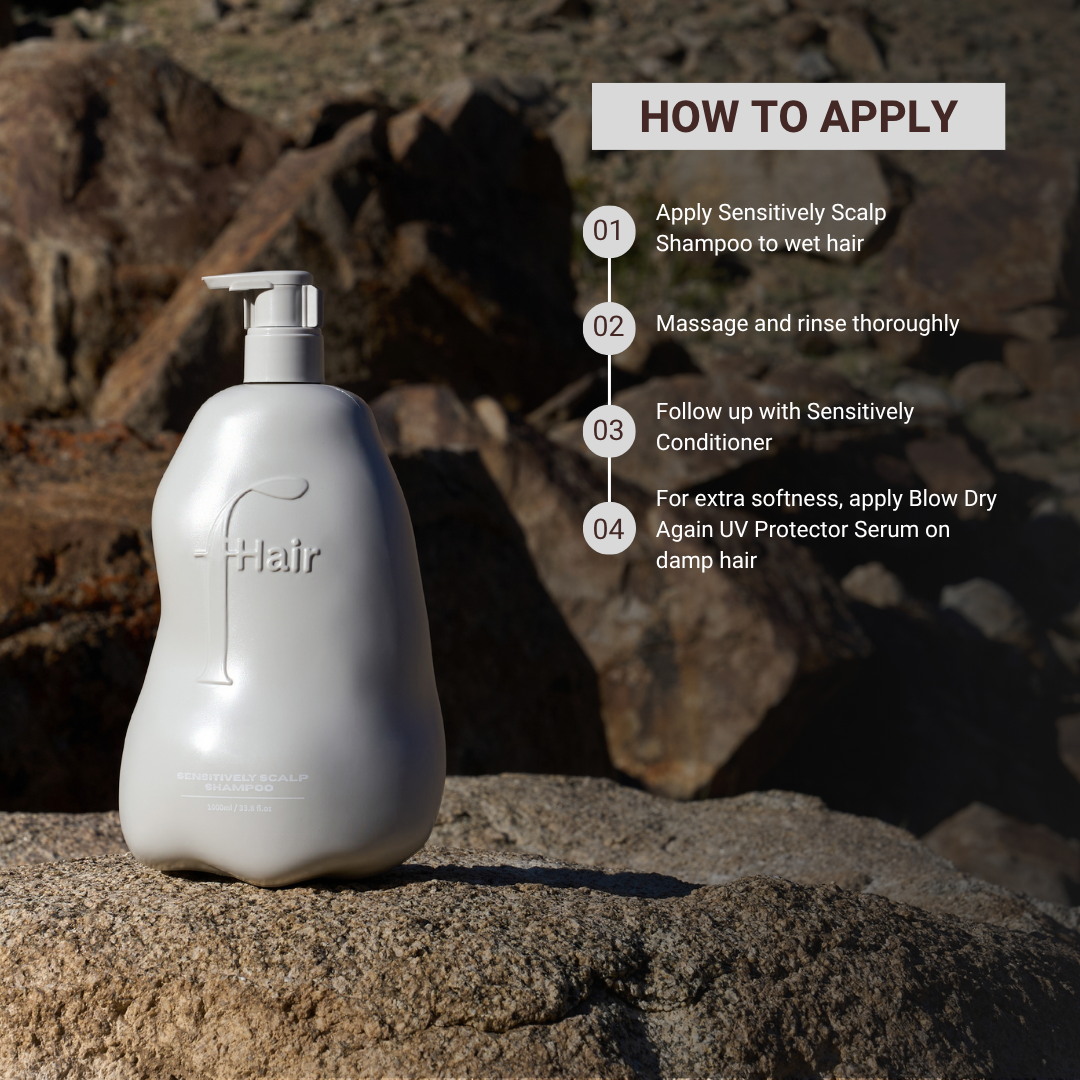 Sensitively Scalp Shampoo – Soothe & Calm Sensitive Scalp - Fhair