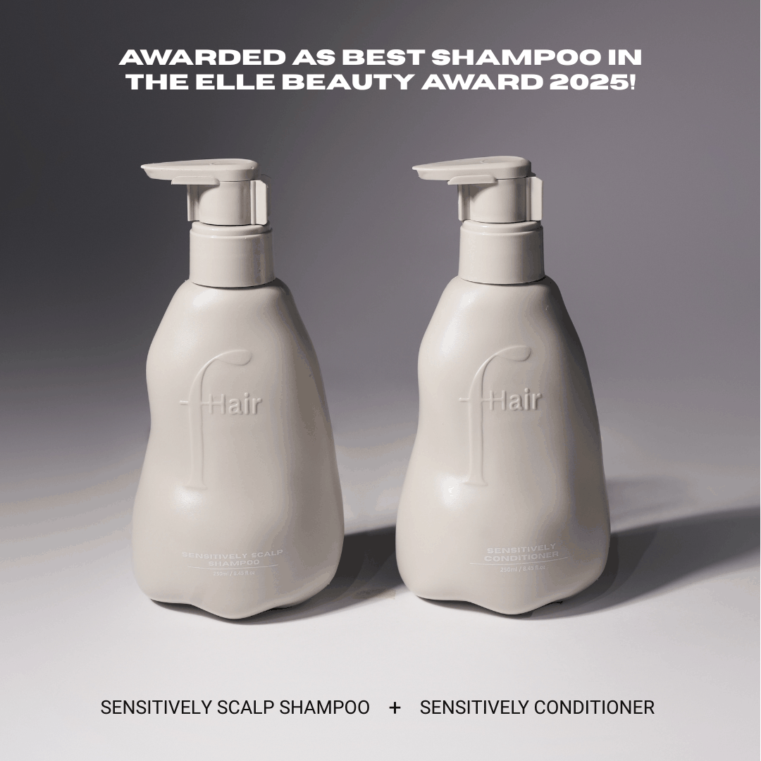 Sensitively conditioner bottle for sensitive scalp care and gentle hair conditioning
