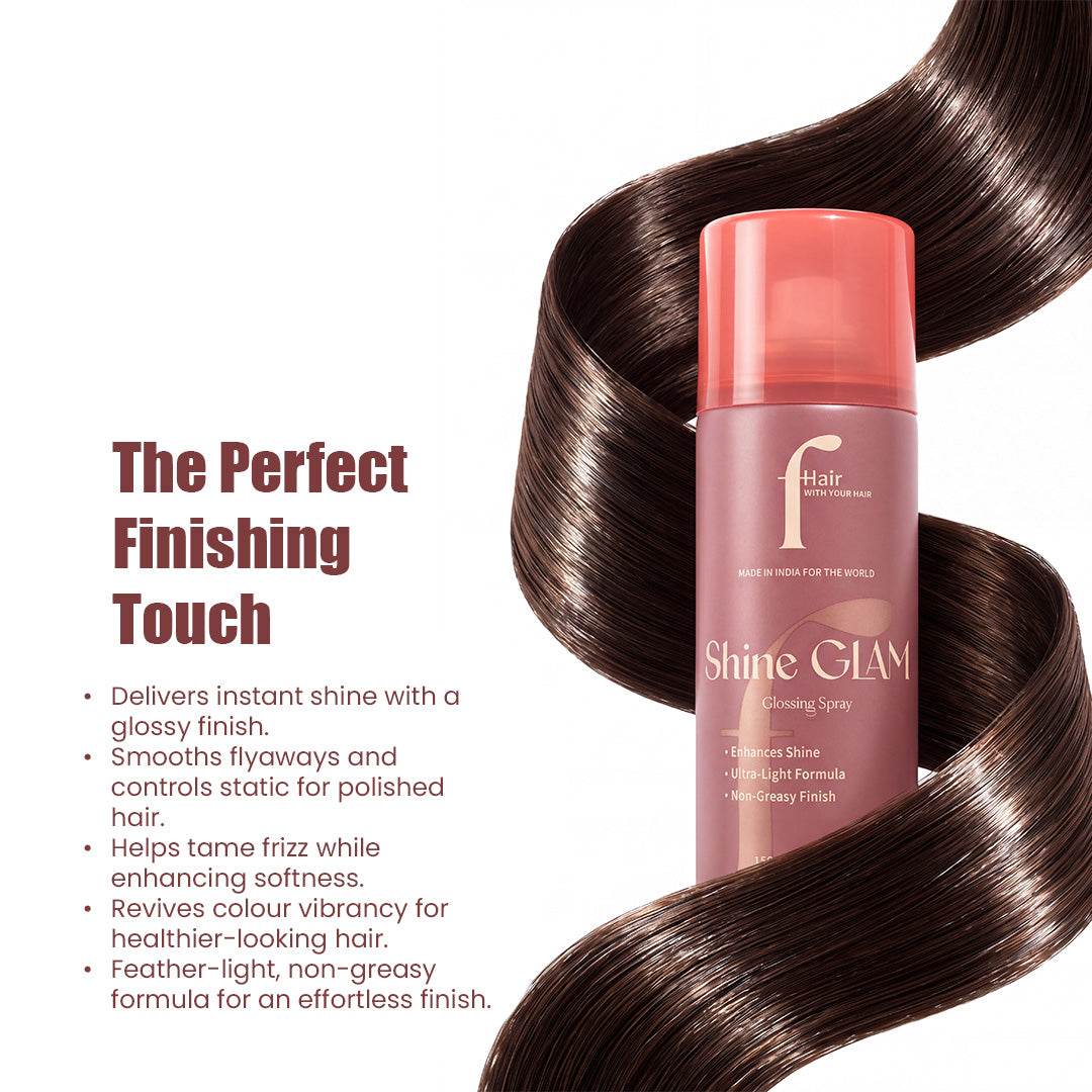 Fhair SHINE GLAM glossy hair finishing spray